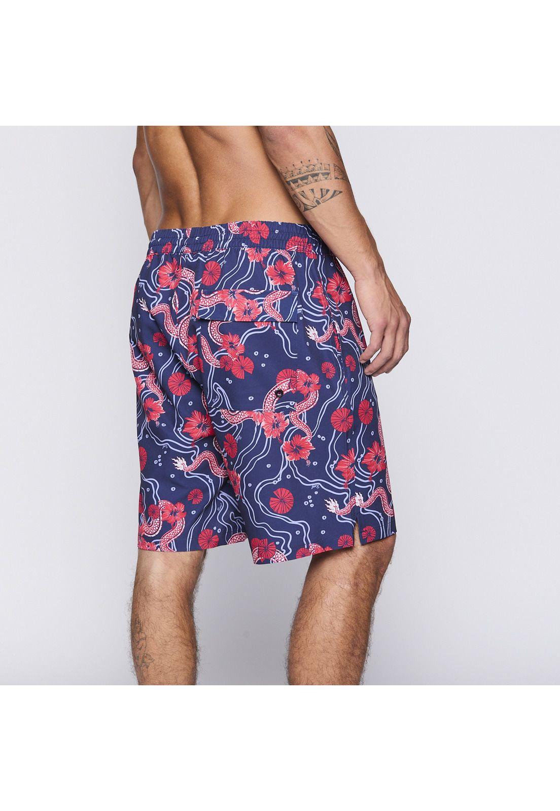 Traje de Baño Reef Men Blue Dragons-3