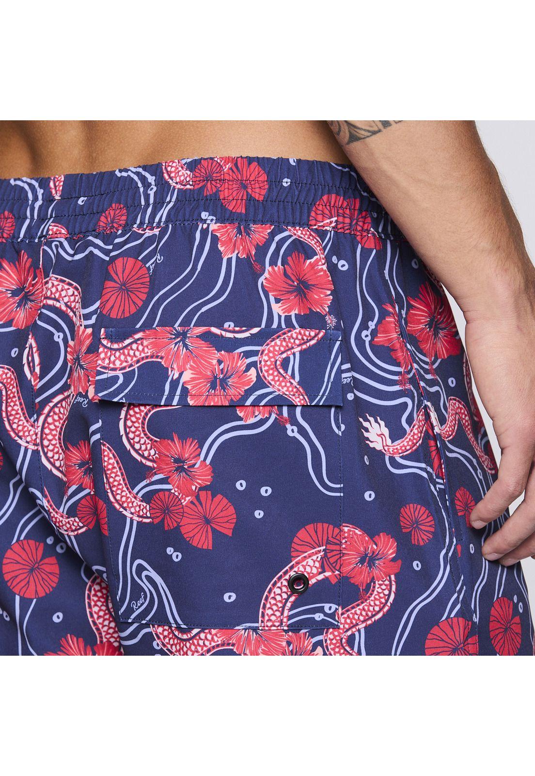 Traje de Baño Reef Men Blue Dragons-4