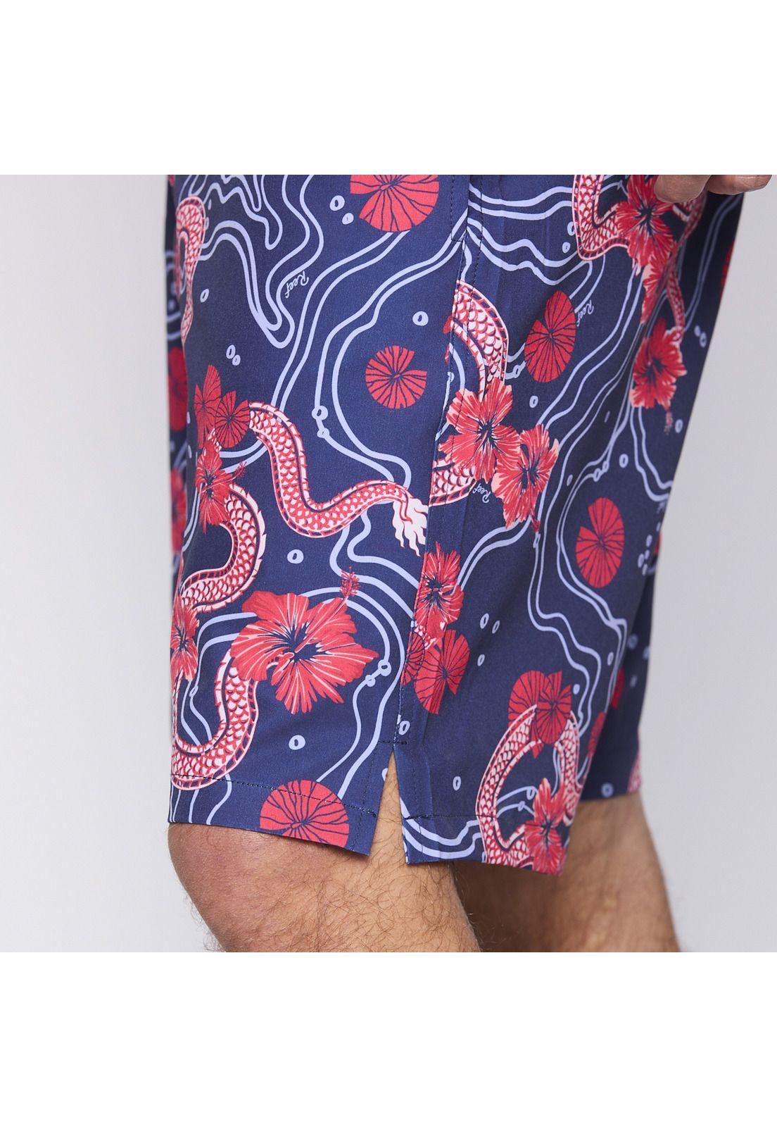 Traje de Baño Reef Men Blue Dragons-6