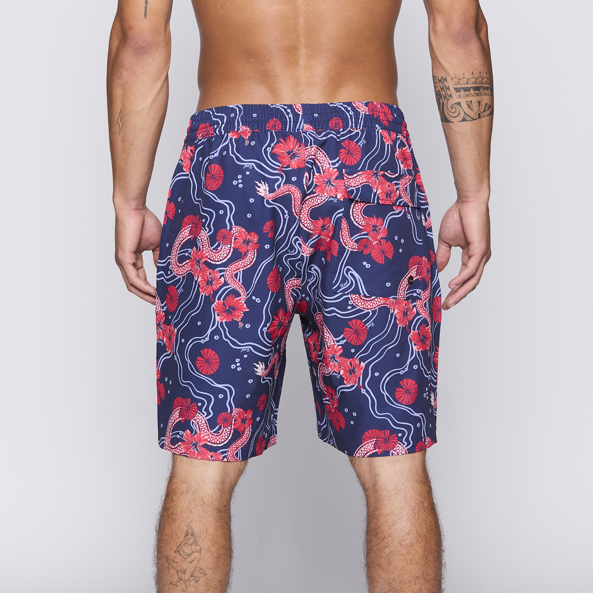 Traje de Baño Reef Men Blue Dragons-2