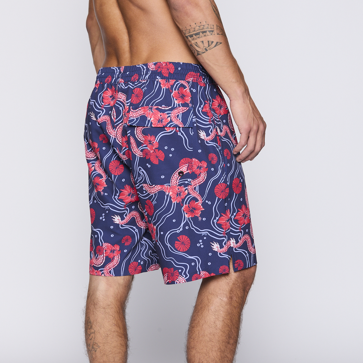 Traje de Baño Reef Men Blue Dragons-3