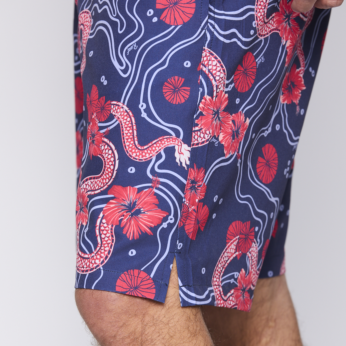 Traje de Baño Reef Men Blue Dragons-6