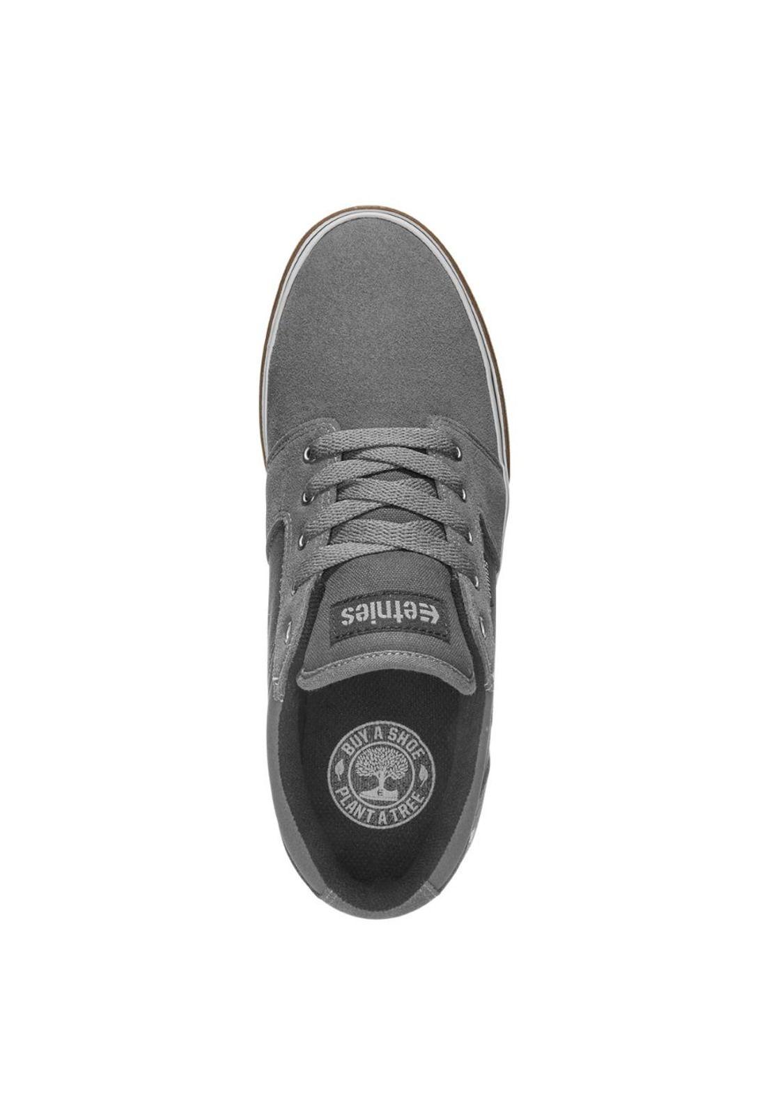Zapatilla Men Barge LS Dark Grey White Gum-2