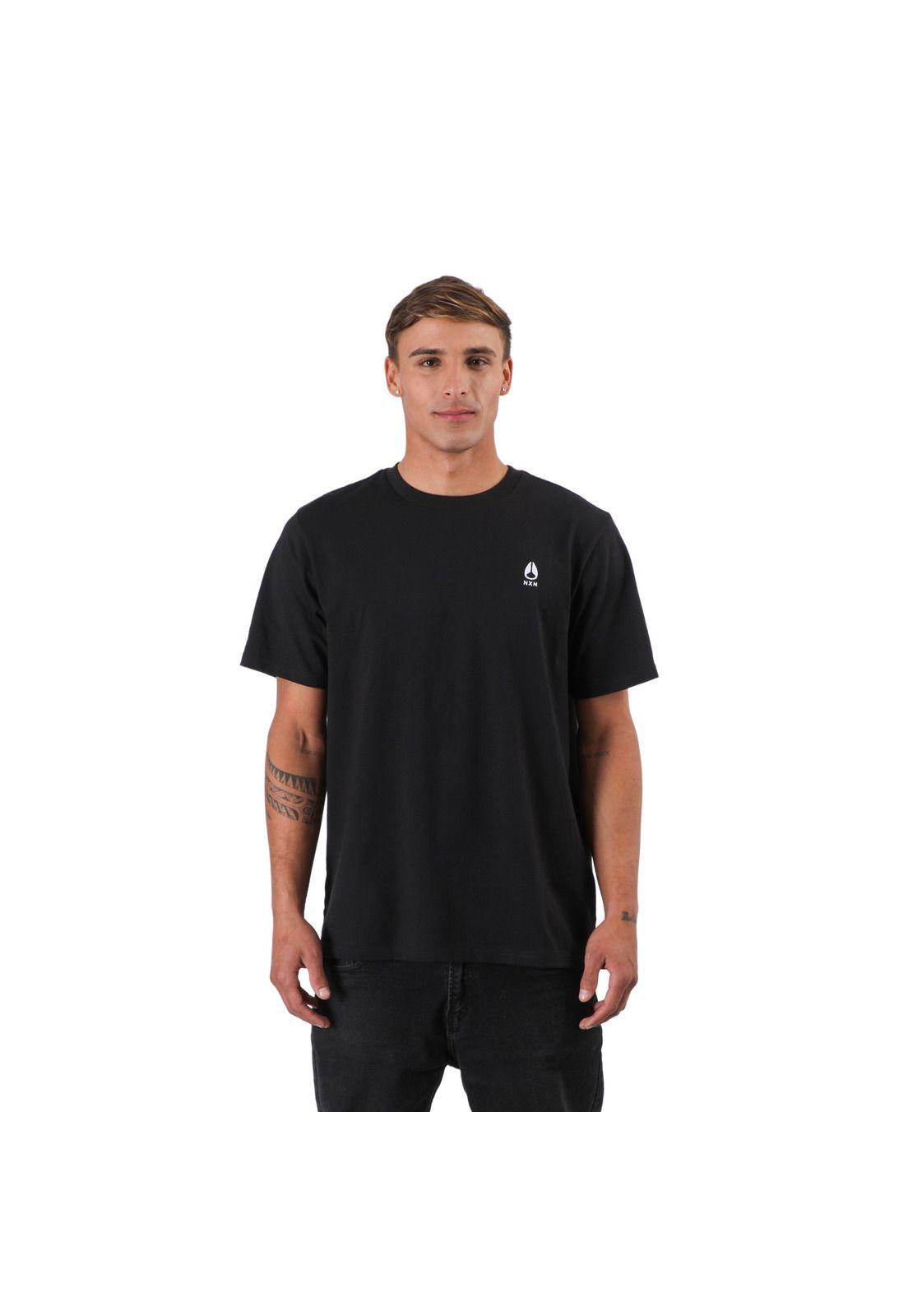 Polera Nixon Men Icon Nxn Black-0