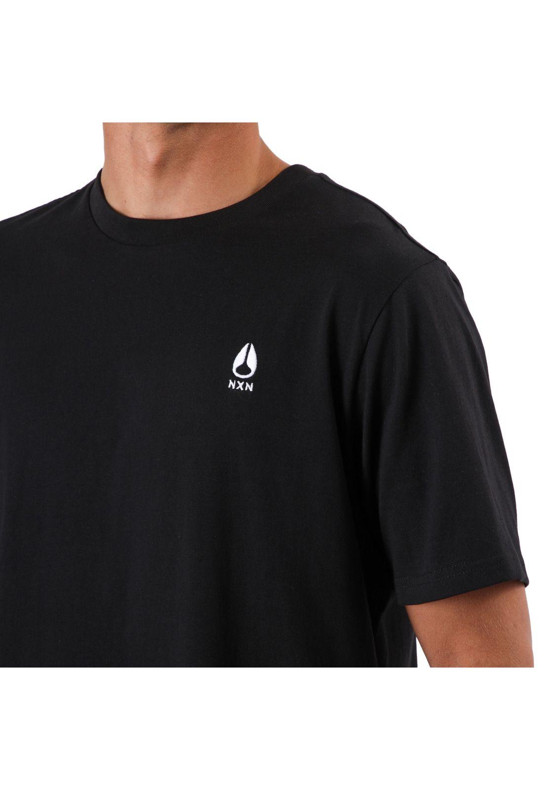 Polera Nixon Men Icon Nxn Black-3