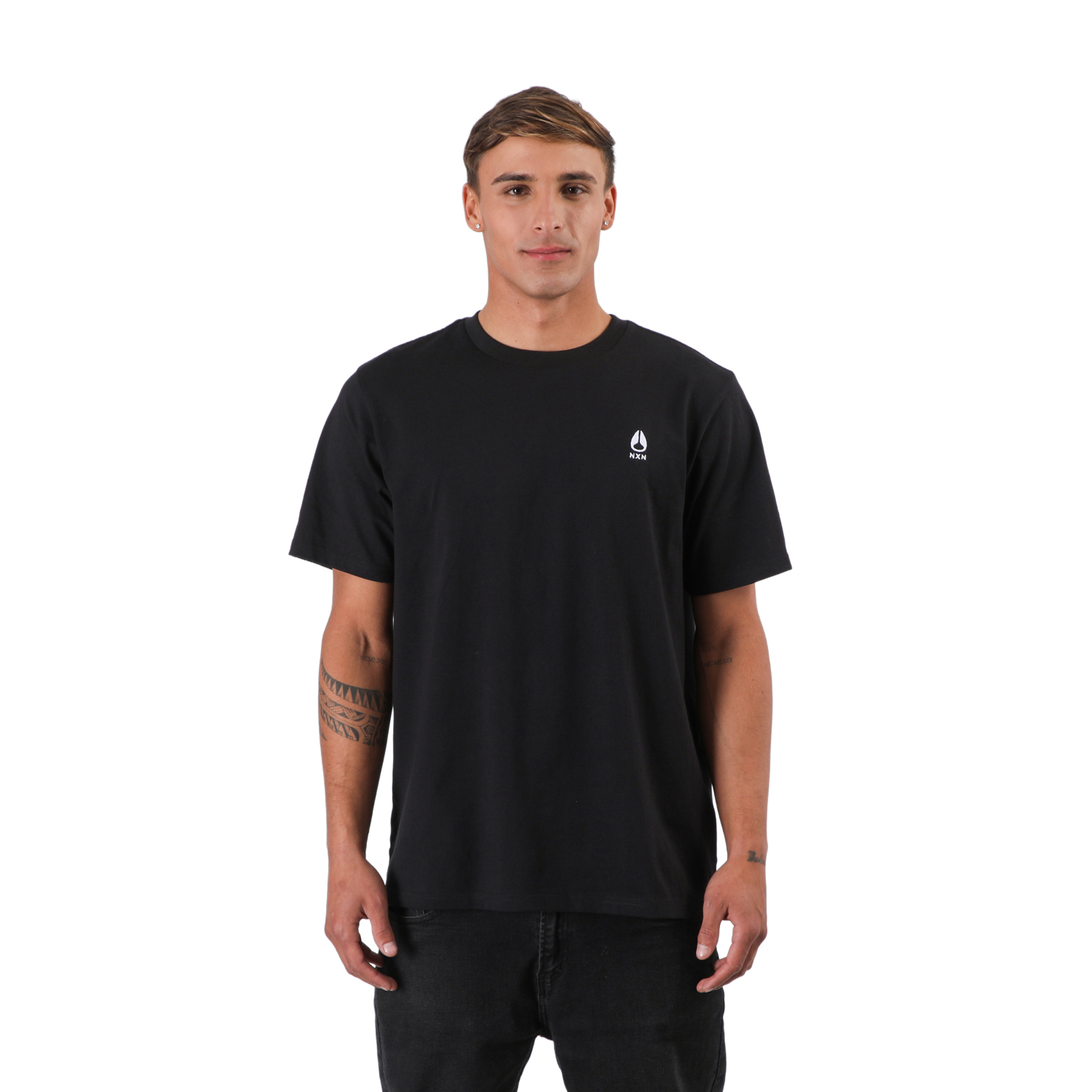 Polera Nixon Men Icon Nxn Black-0