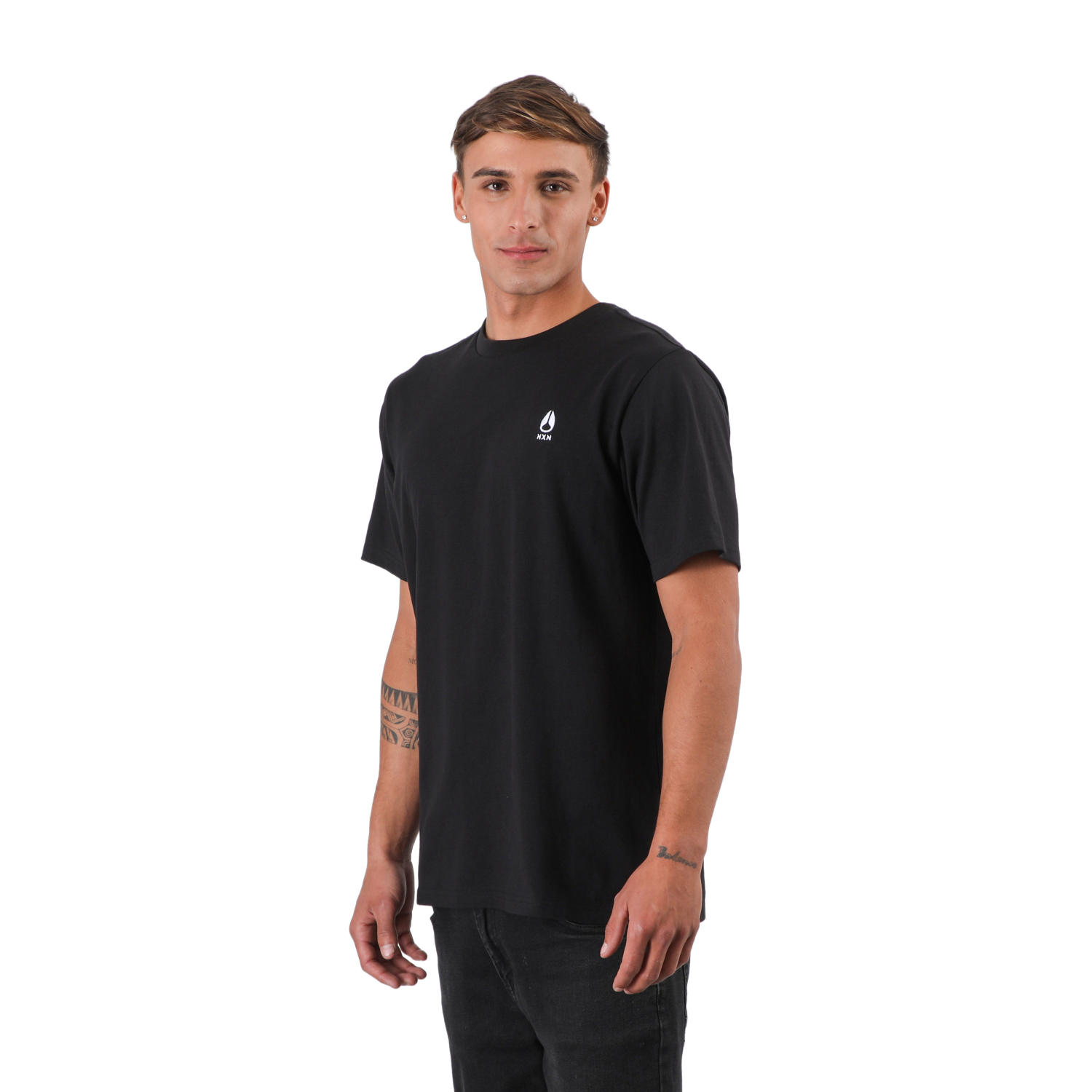 Polera Nixon Men Icon Nxn Black-2