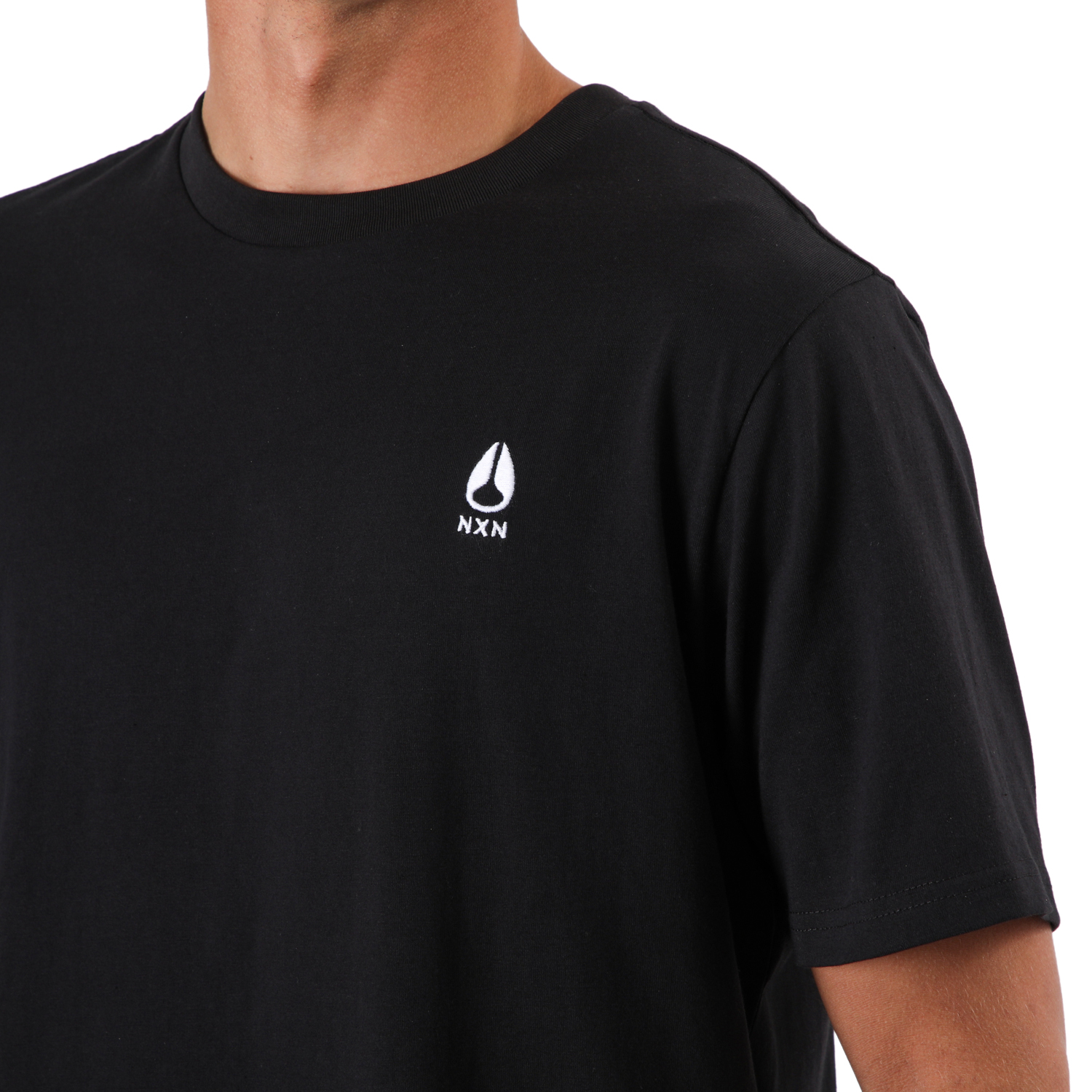 Polera Nixon Men Icon Nxn Black-3