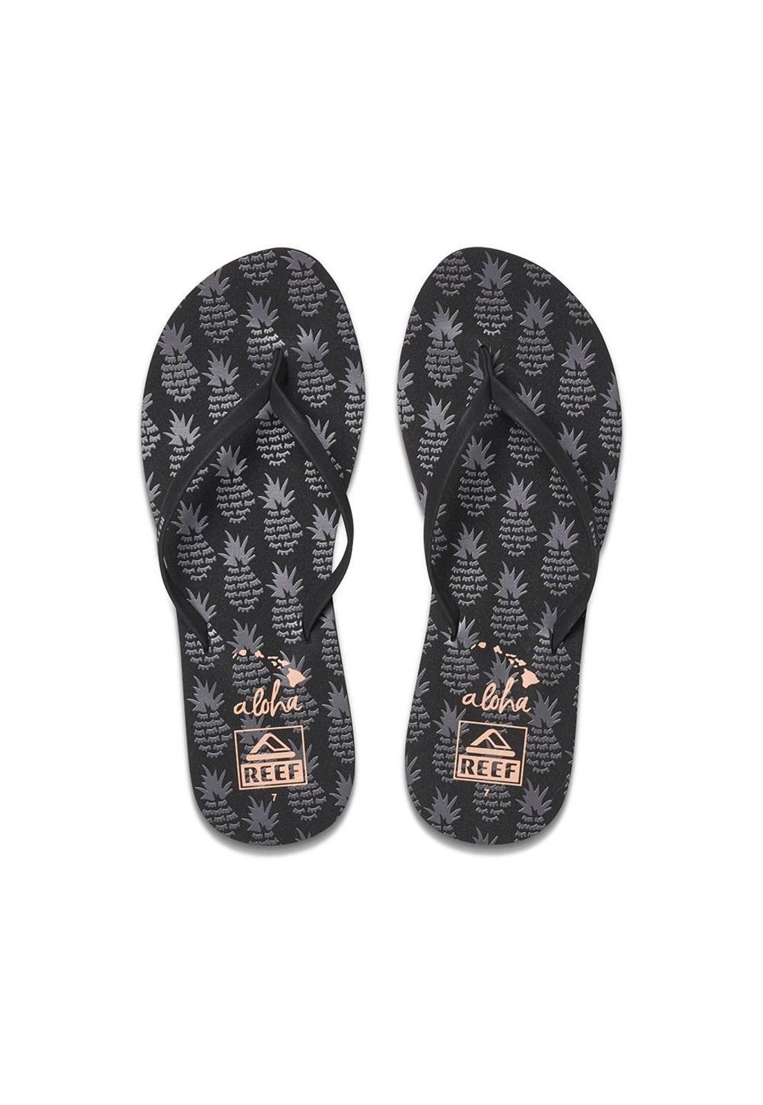 Sandalia Bliss Full Women Black Pineapple Reef-2