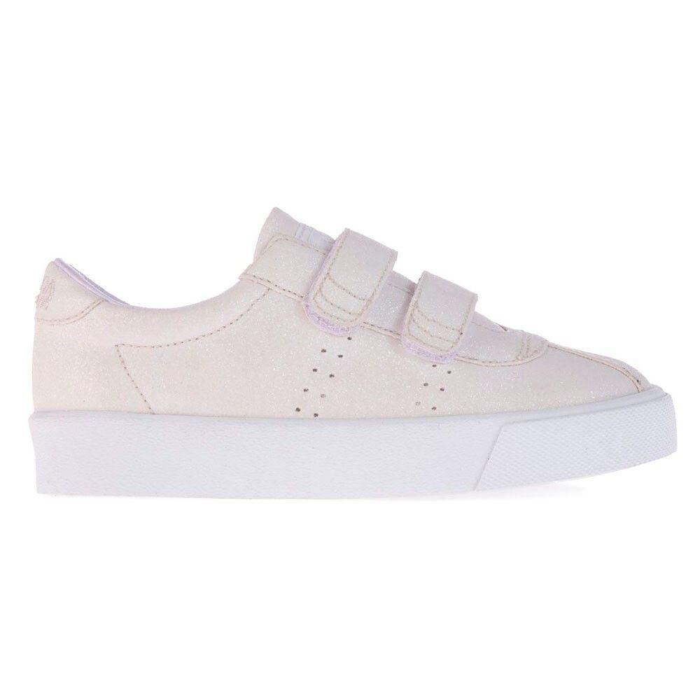 Zapatilla 2843 Kids CLUB STRAPS Glitter White Superga-0