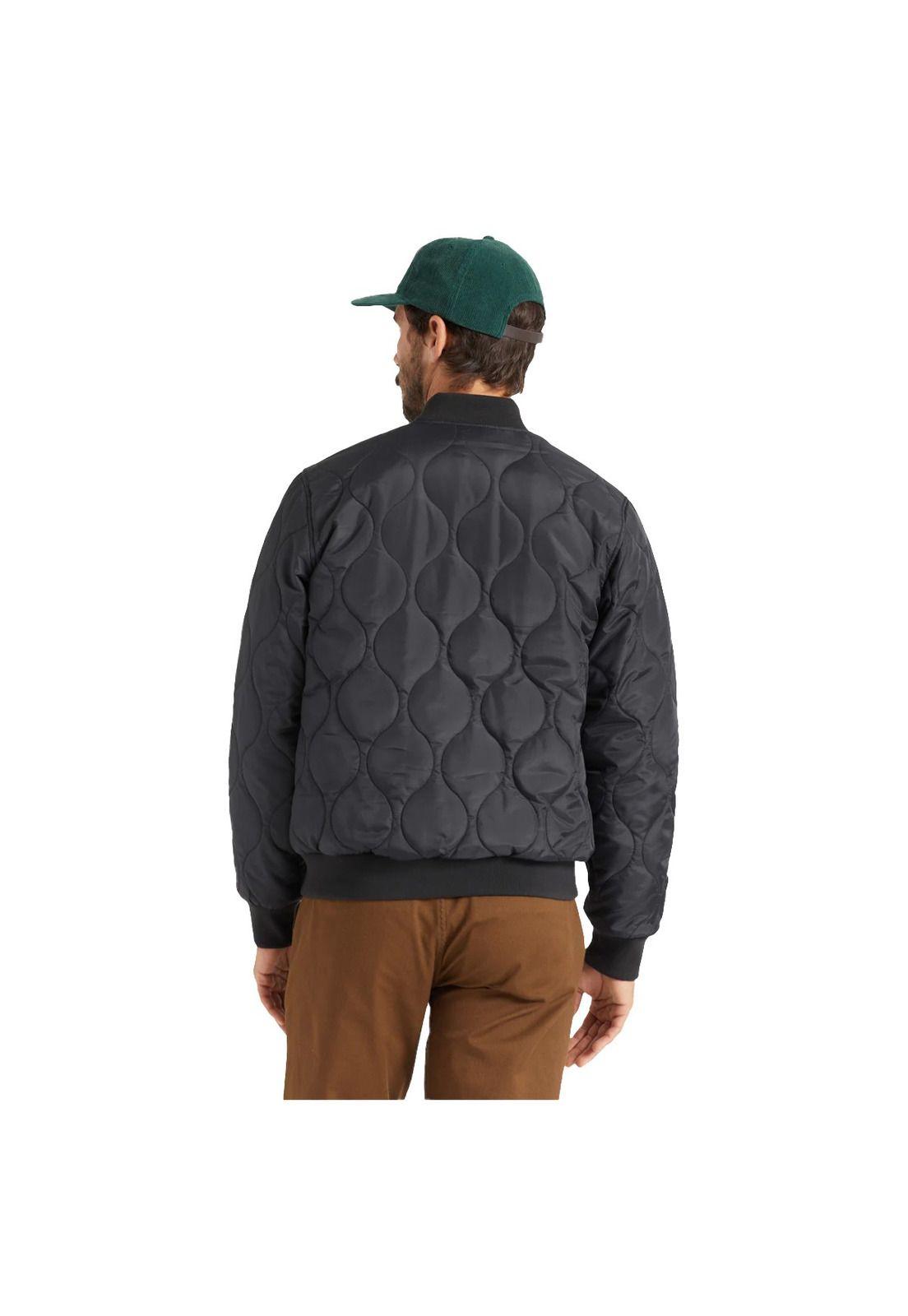Chaqueta Brixton Dillinger Quilted Bomber Black-2