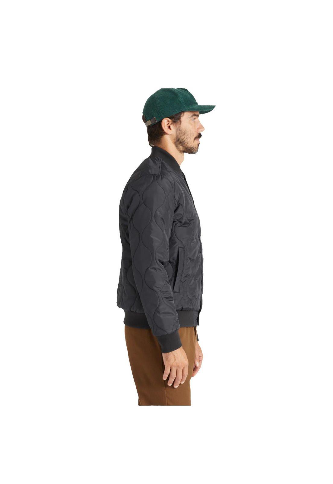 Chaqueta Brixton Dillinger Quilted Bomber Black-3