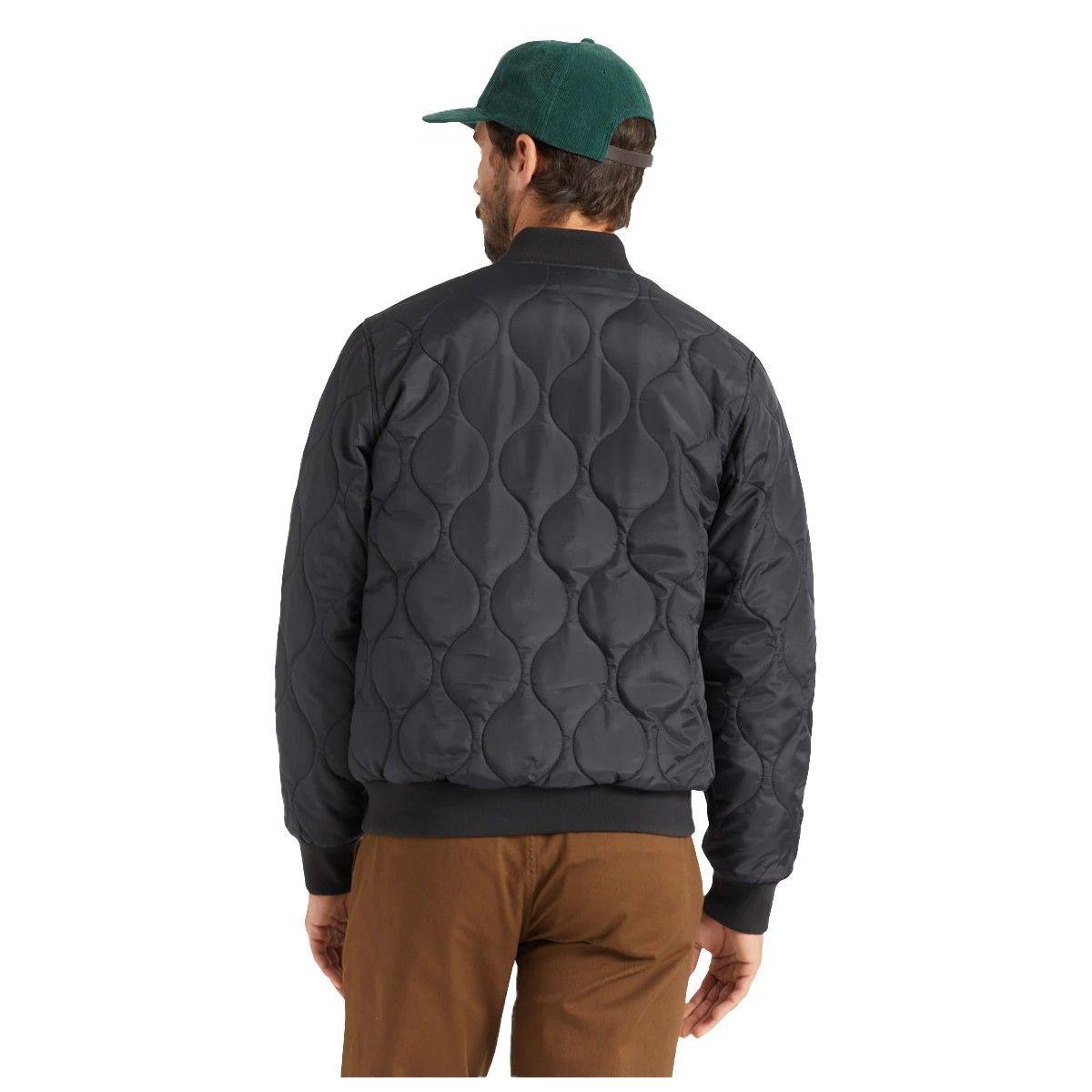 Chaqueta Brixton Dillinger Quilted Bomber Black-4