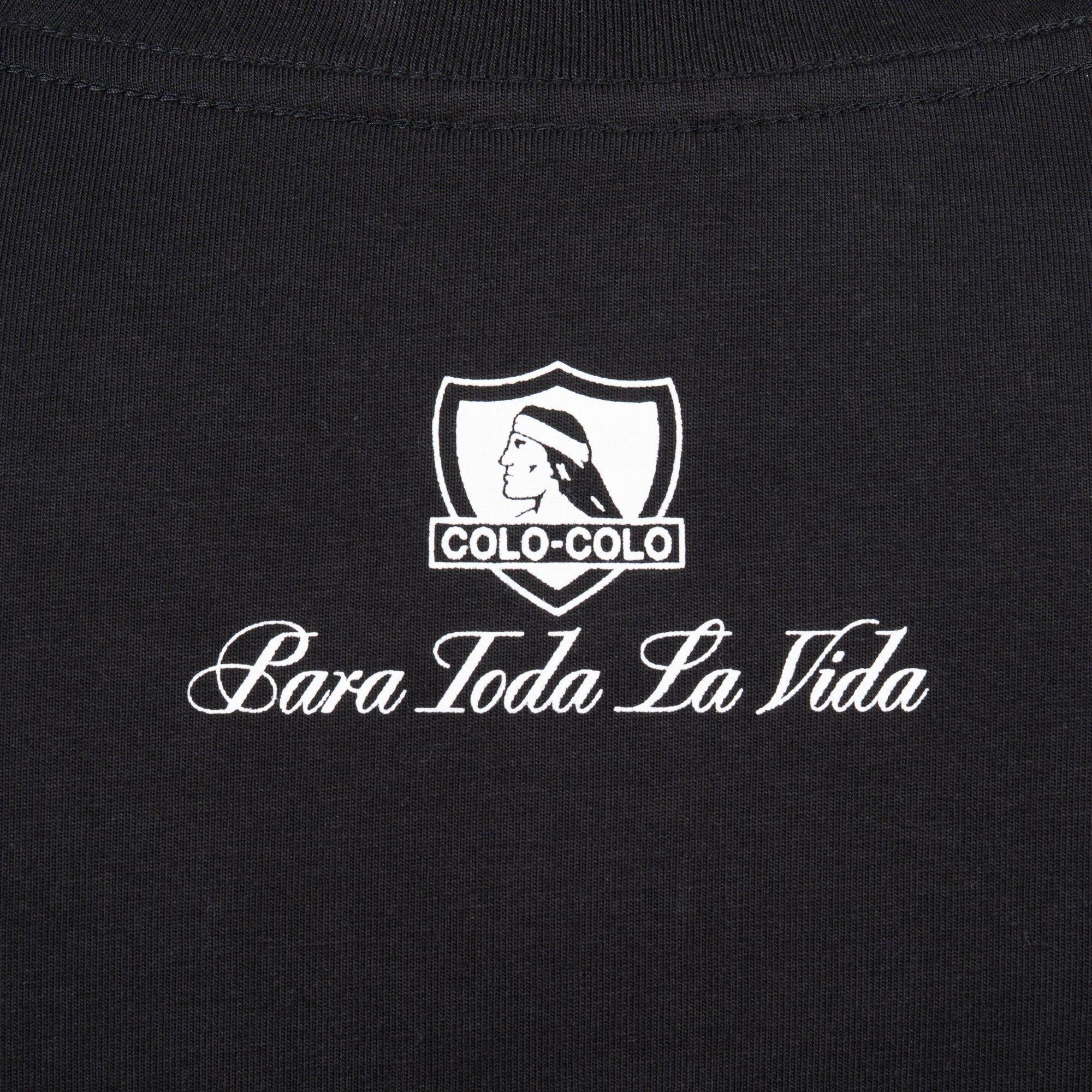 Polera Colo-Colo Urbano "De Atrás Pica el Indio" Negro-3