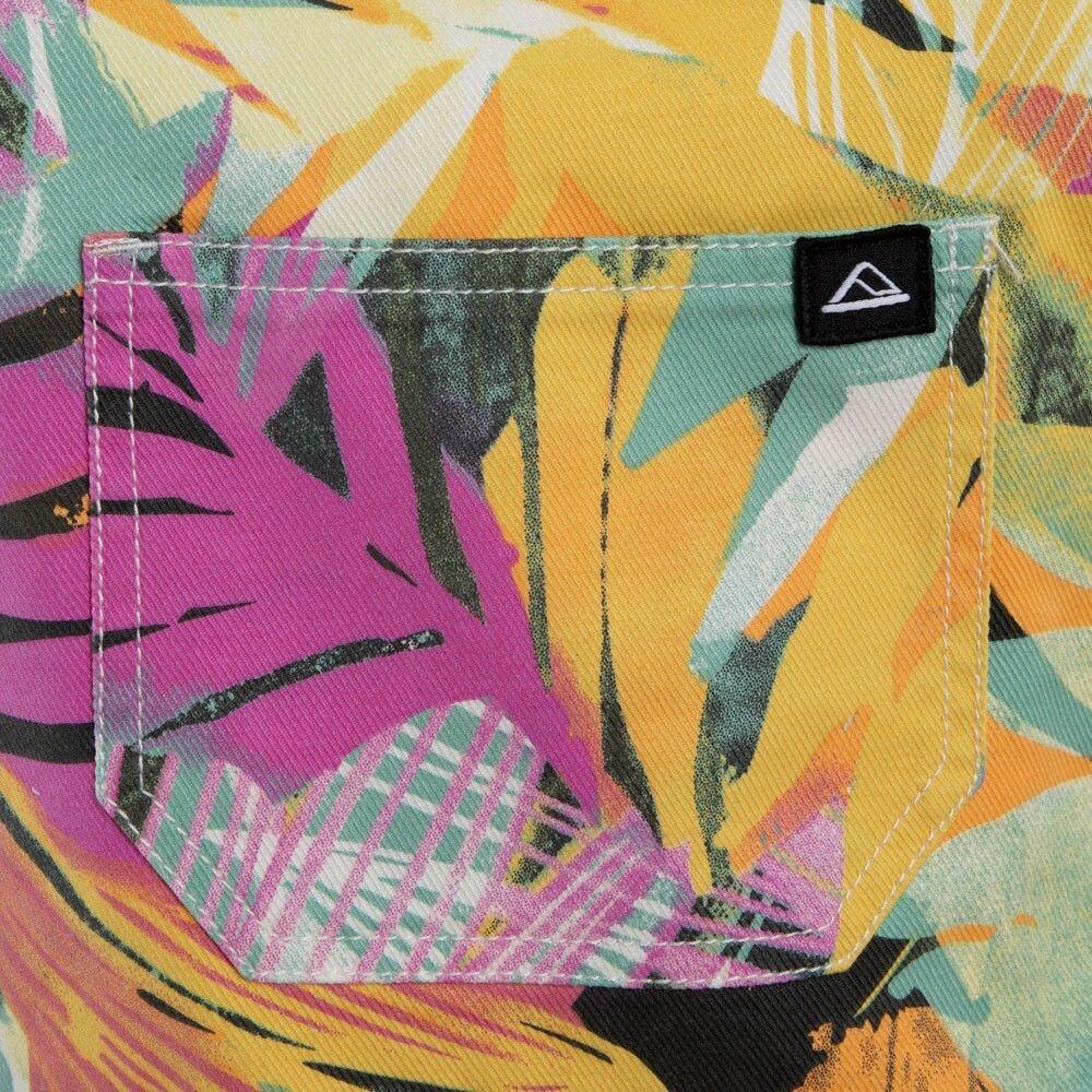 Jardinera Girls Vestido Multicolor Leaves-3