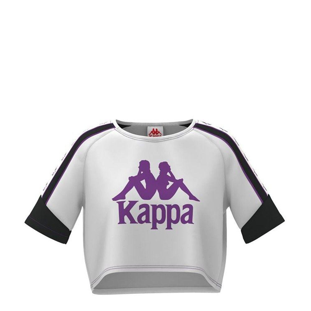 Croptop Authentic Women Finni White Black Violet-0