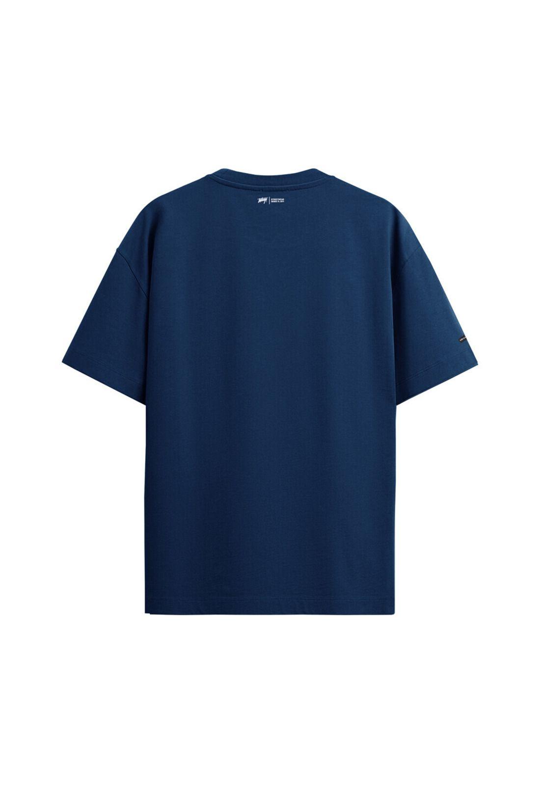 Polera Whatup Hombre Icon Logo Blue White-1