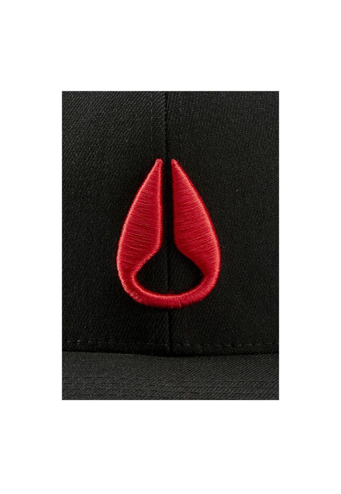 Jockey Deep Down Snapback Black Red-3