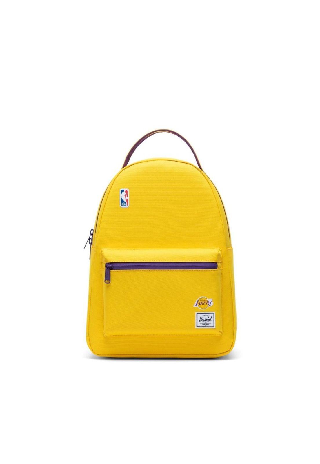 Mochila Nova Mid Los Angeles Lackers Yellow Purple Herschel-0