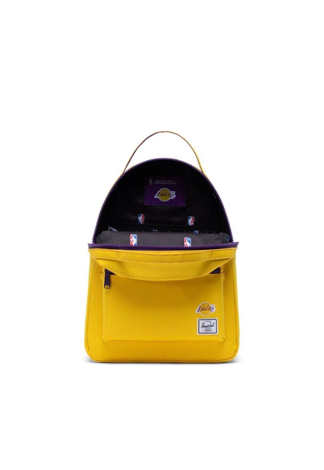 Mochila Nova Mid Los Angeles Lackers Yellow Purple Herschel-1
