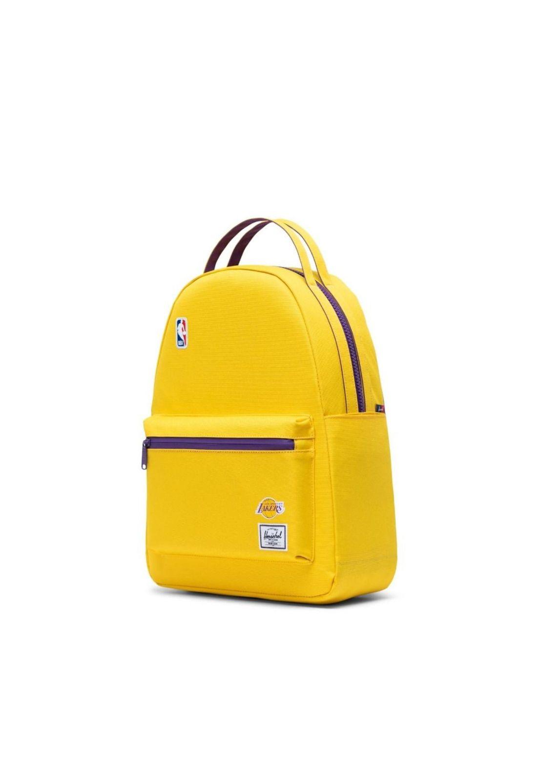 Mochila Nova Mid Los Angeles Lackers Yellow Purple Herschel-2