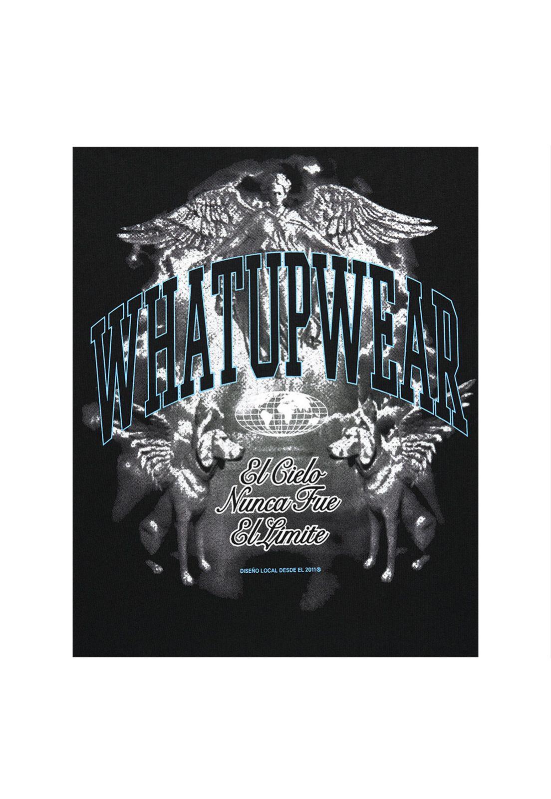 Polera Whatup "El Cielo Nunca fue el Limite" Black-2