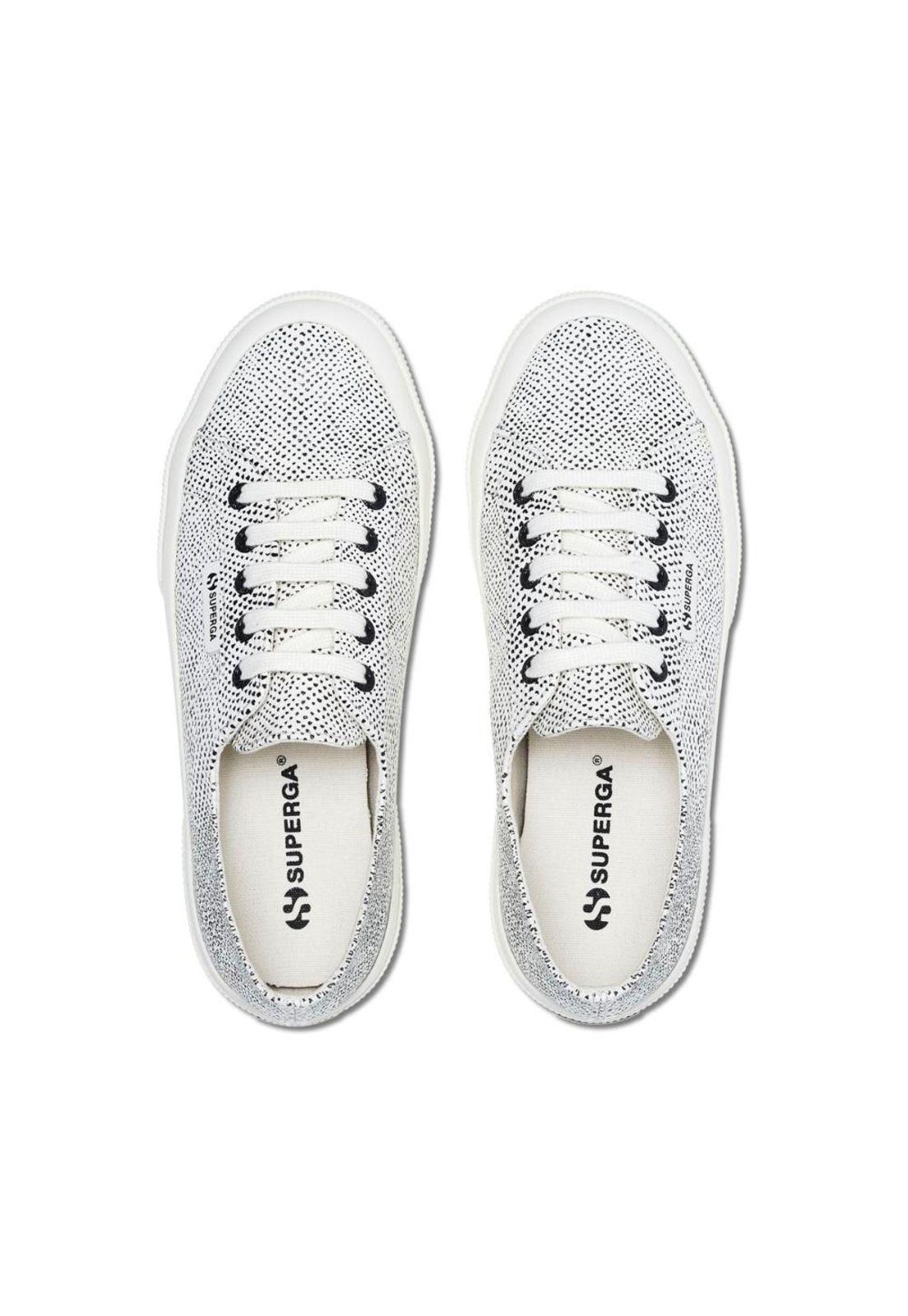 Zapatilla 2750 Micro Faux Snake White Avorio Black-3