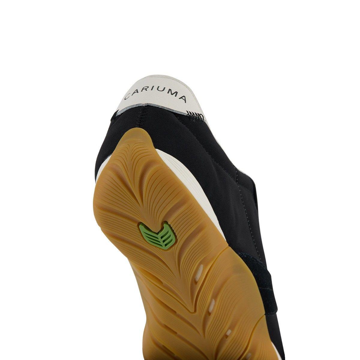 Zapatilla Cariuma Women SUTAI Nylon Suede Gum Black-3