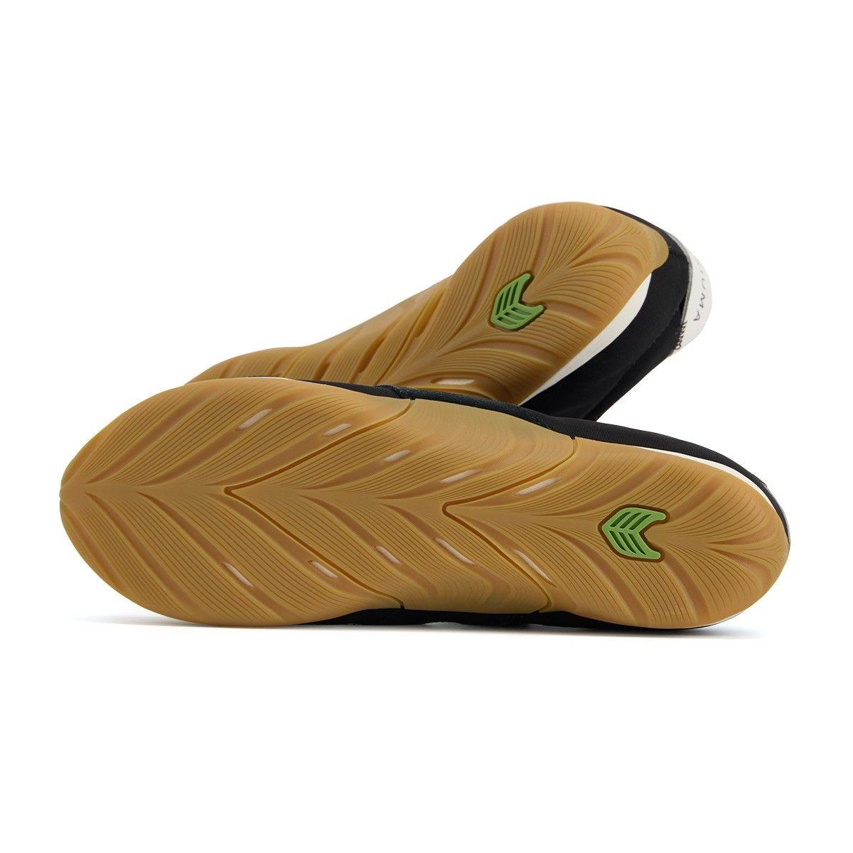 Zapatilla Cariuma Women SUTAI Nylon Suede Gum Black-4