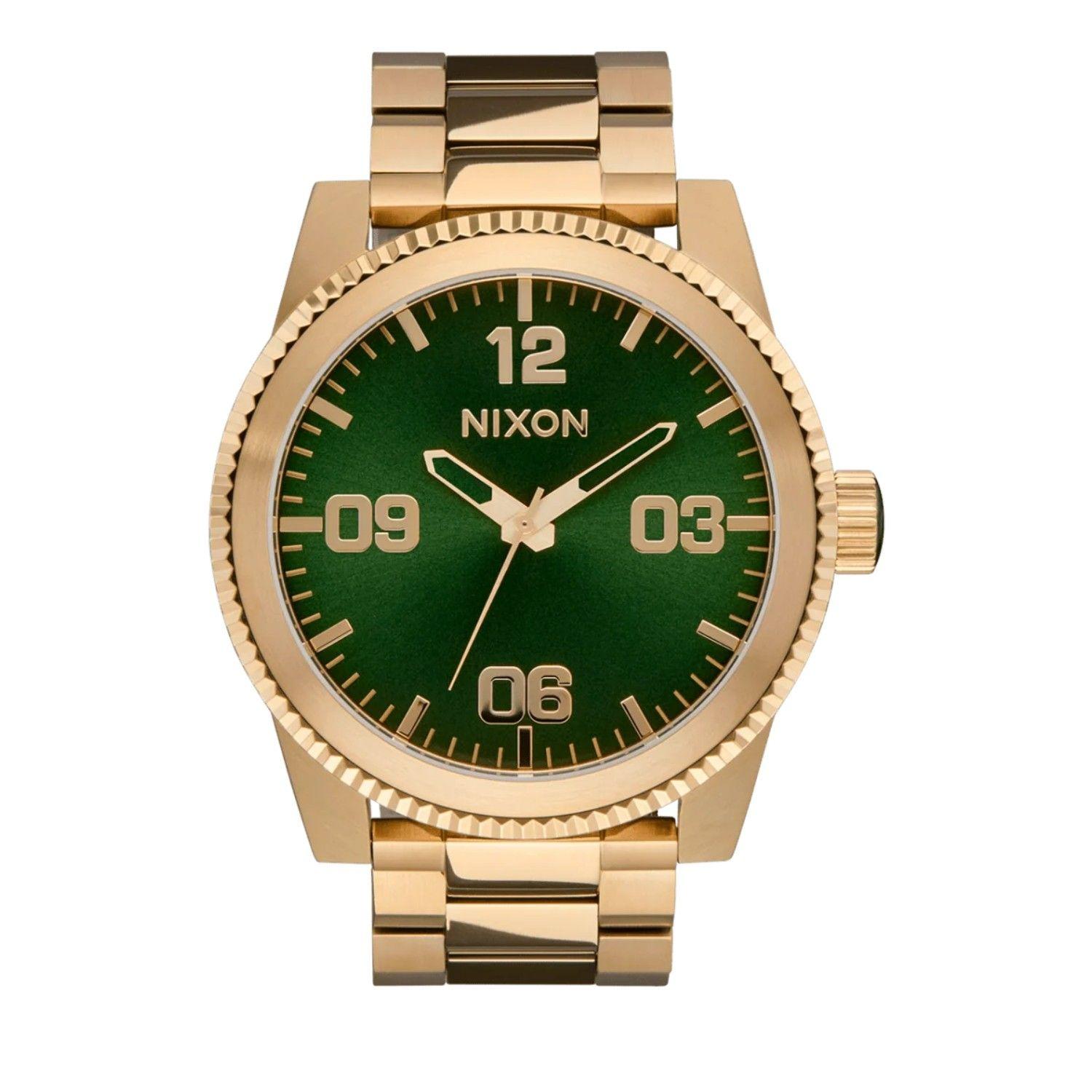 Reloj Nixon Corporal Green Gold-0