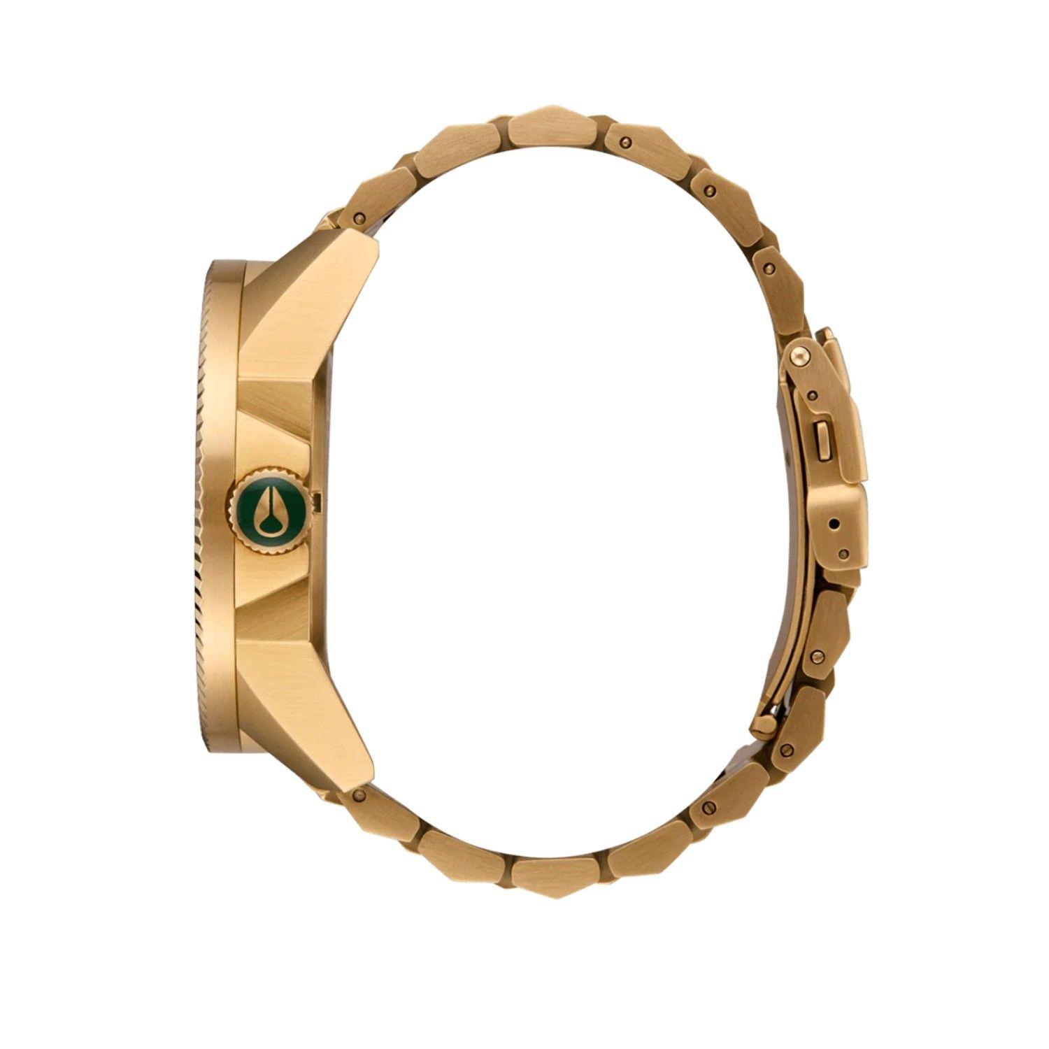 Reloj Nixon Corporal Green Gold-2