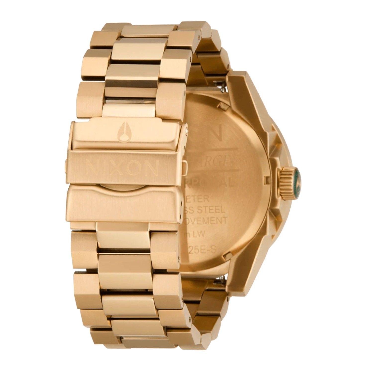 Reloj Nixon Corporal Green Gold-3