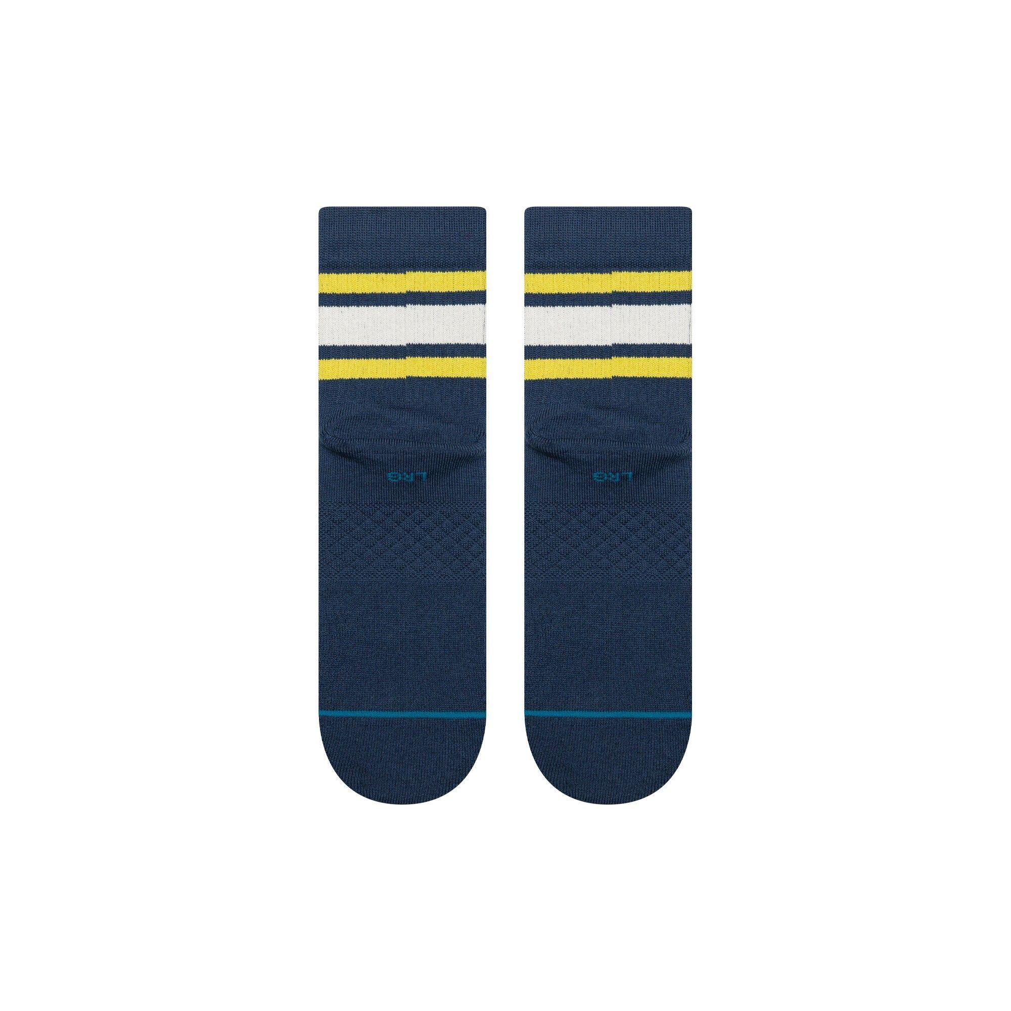 Stance Socks Icon Deep Teal Yellow White-2