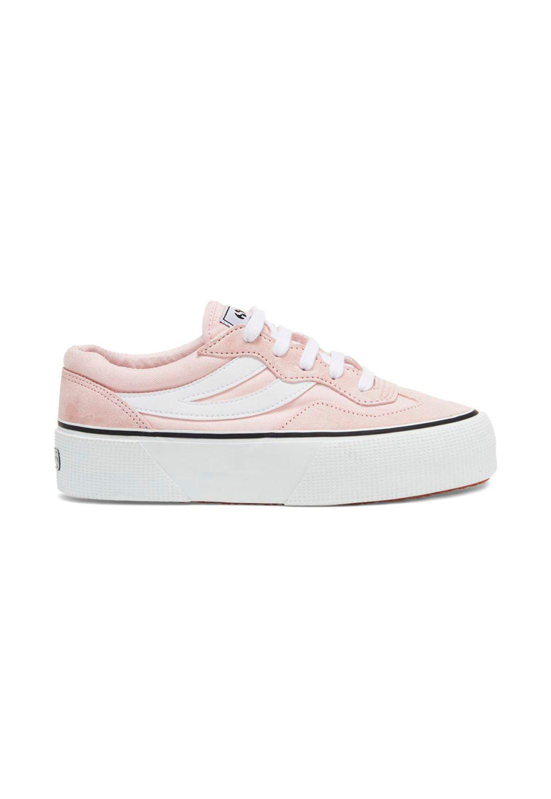 Zapatilla 3041 Revolley Platform Pink White-0