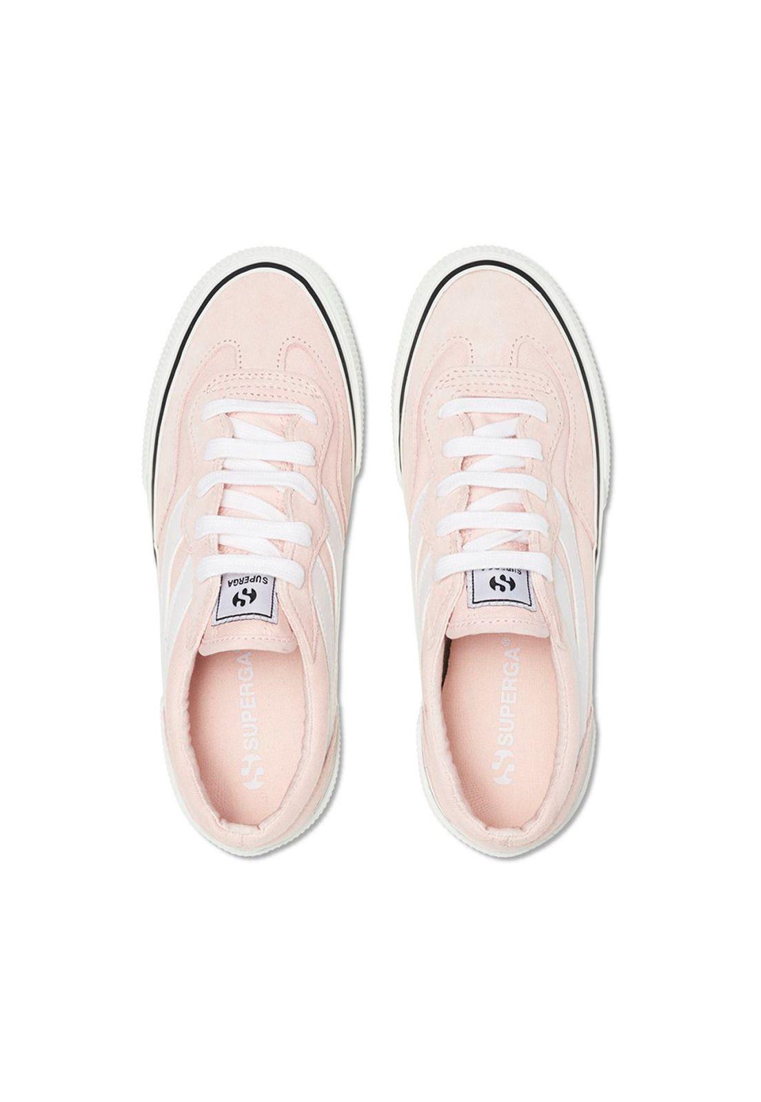 Zapatilla 3041 Revolley Platform Pink White-3