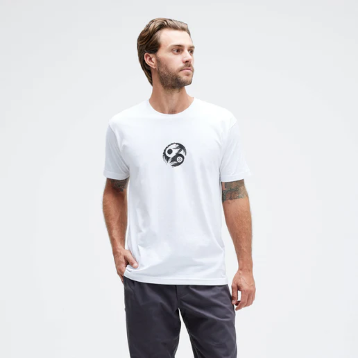 Polera Stance Opposites White Black-2