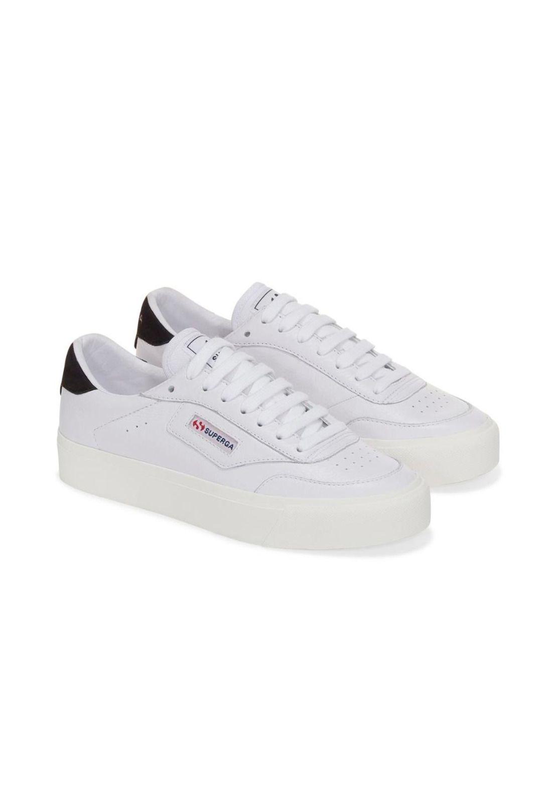 Zapatilla 3843 Court White Bristol Black-1