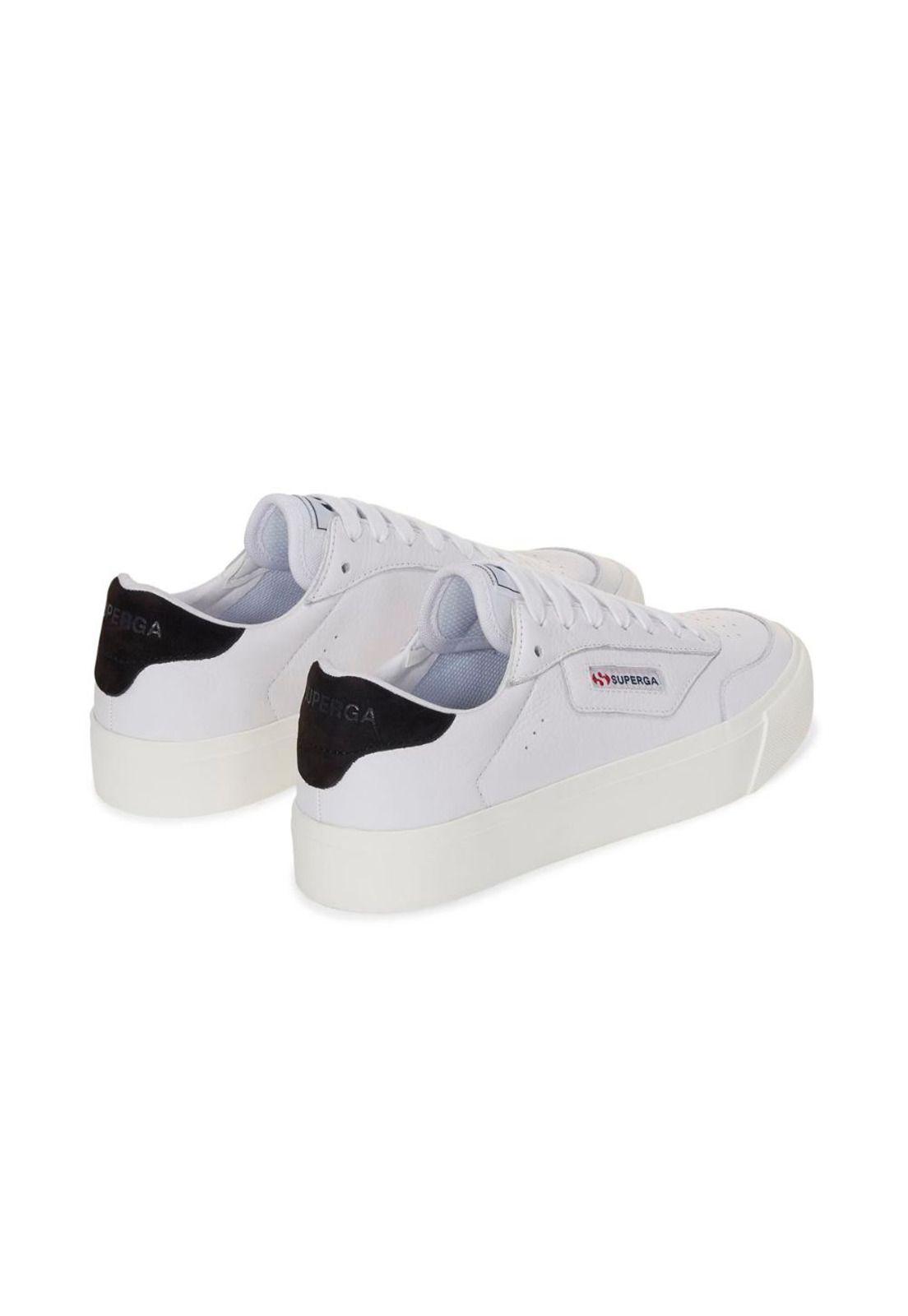Zapatilla 3843 Court White Bristol Black-2