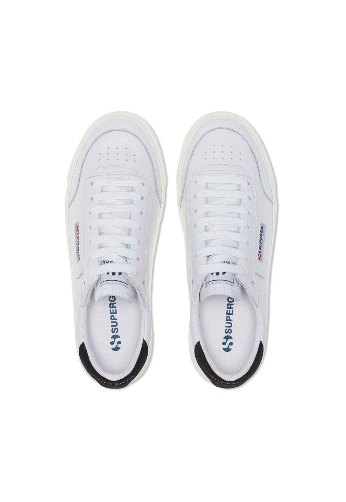 Zapatilla 3843 Court White Bristol Black-3