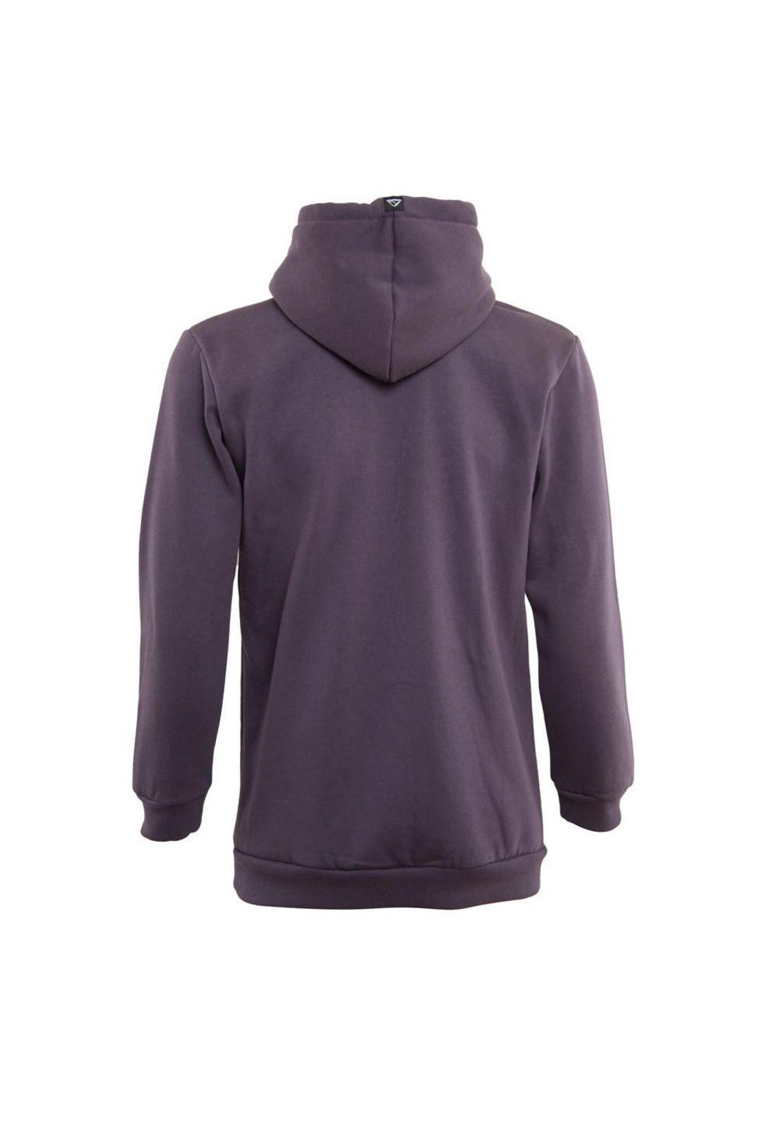 Poleron Kids Hoodie Purple Gray-2