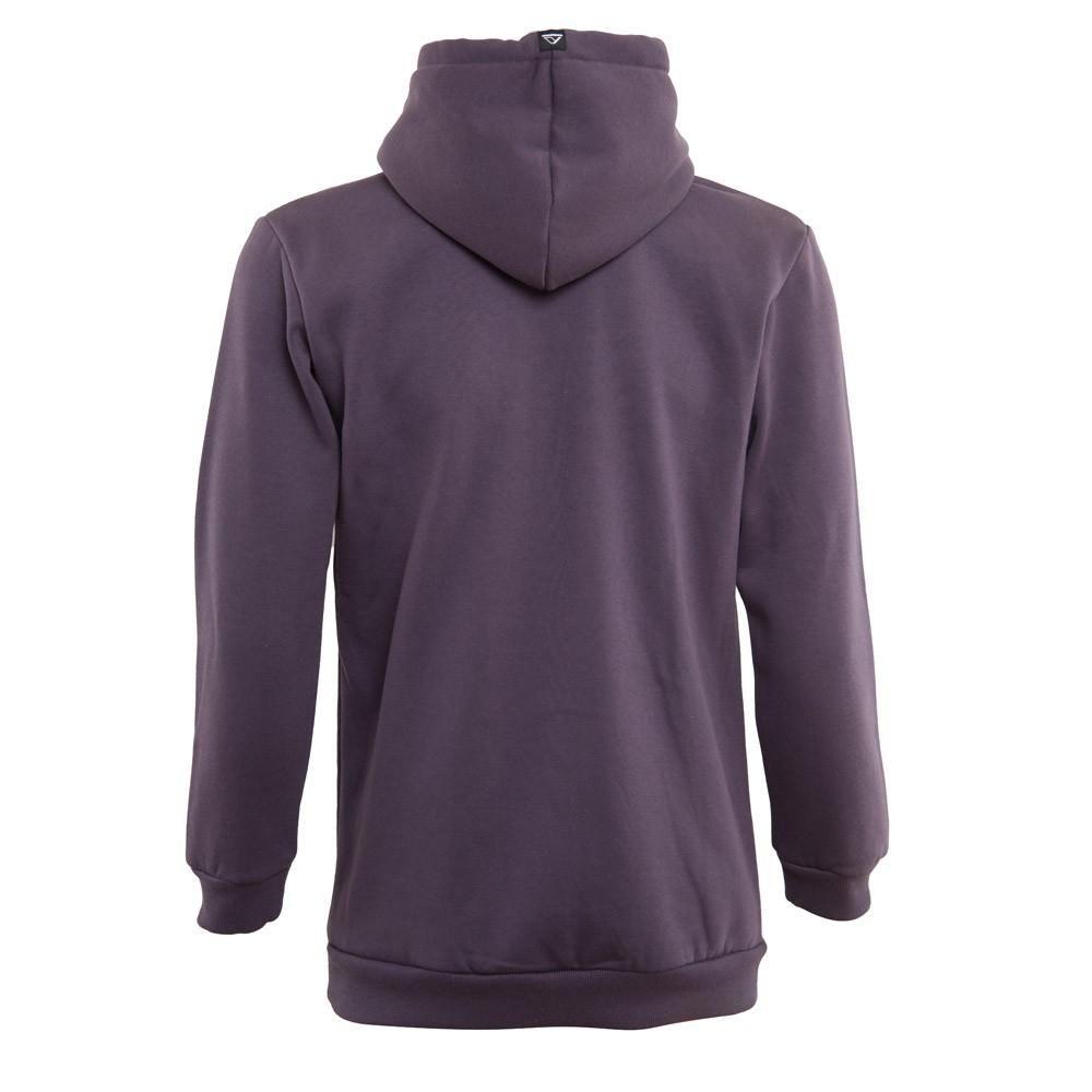 Poleron Kids Hoodie Purple Gray-1