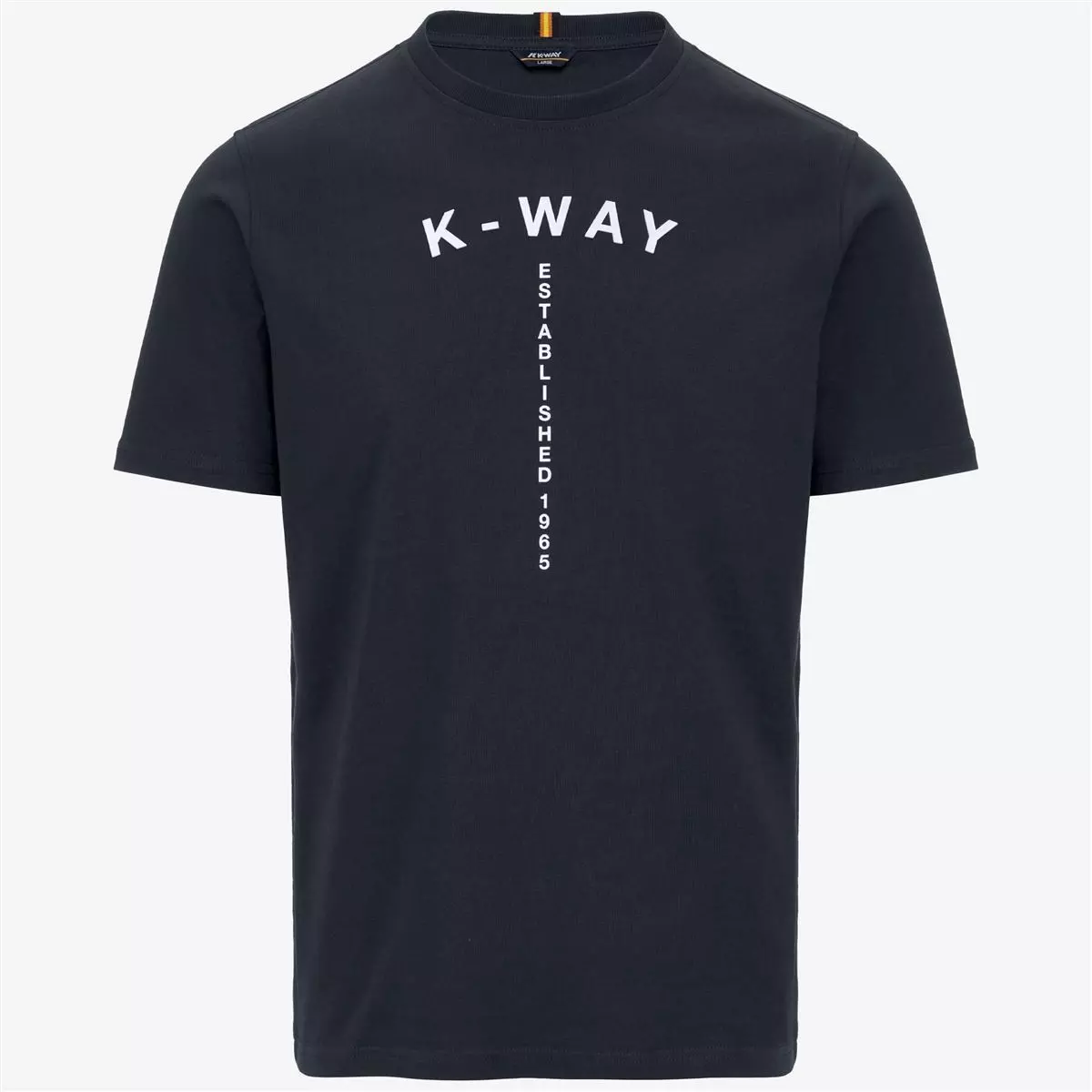 Polera K-Way Men Odom Typo Established Blue Depth-0