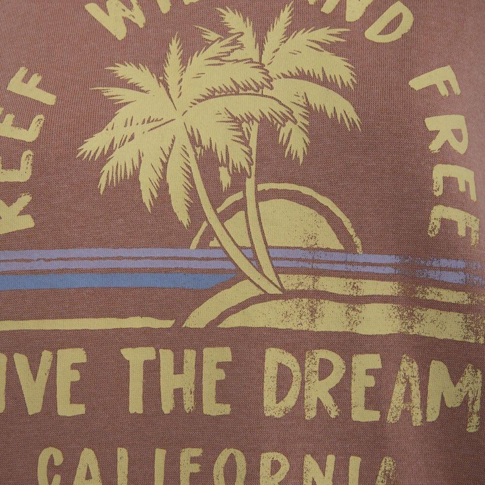 Poleron Crop Women Live the Dream Orange-3