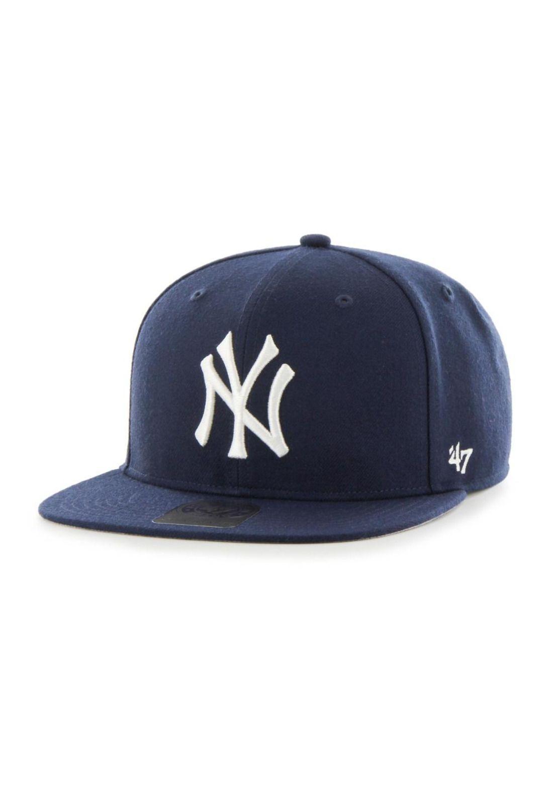 Jockey New York Yankees No Shot Navy White Captain-0