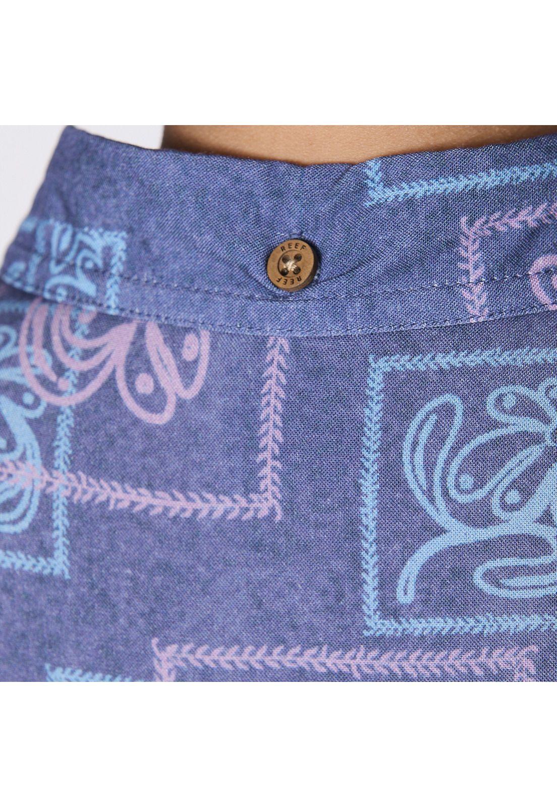 Camisa Reef Kids Azul Figuras-2