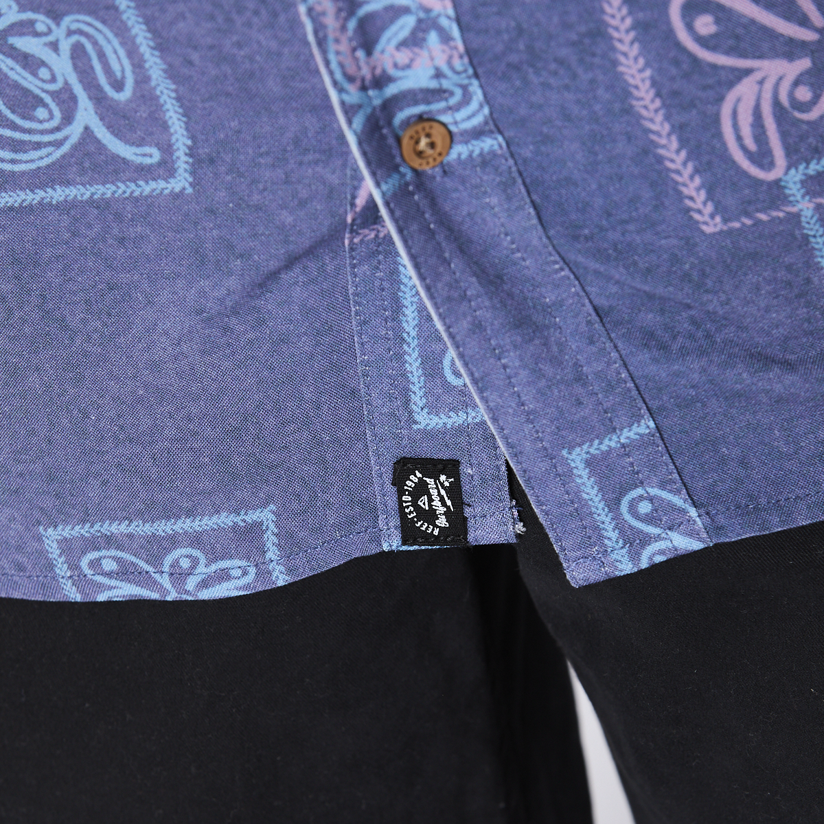 Camisa Reef Kids Azul Figuras-7