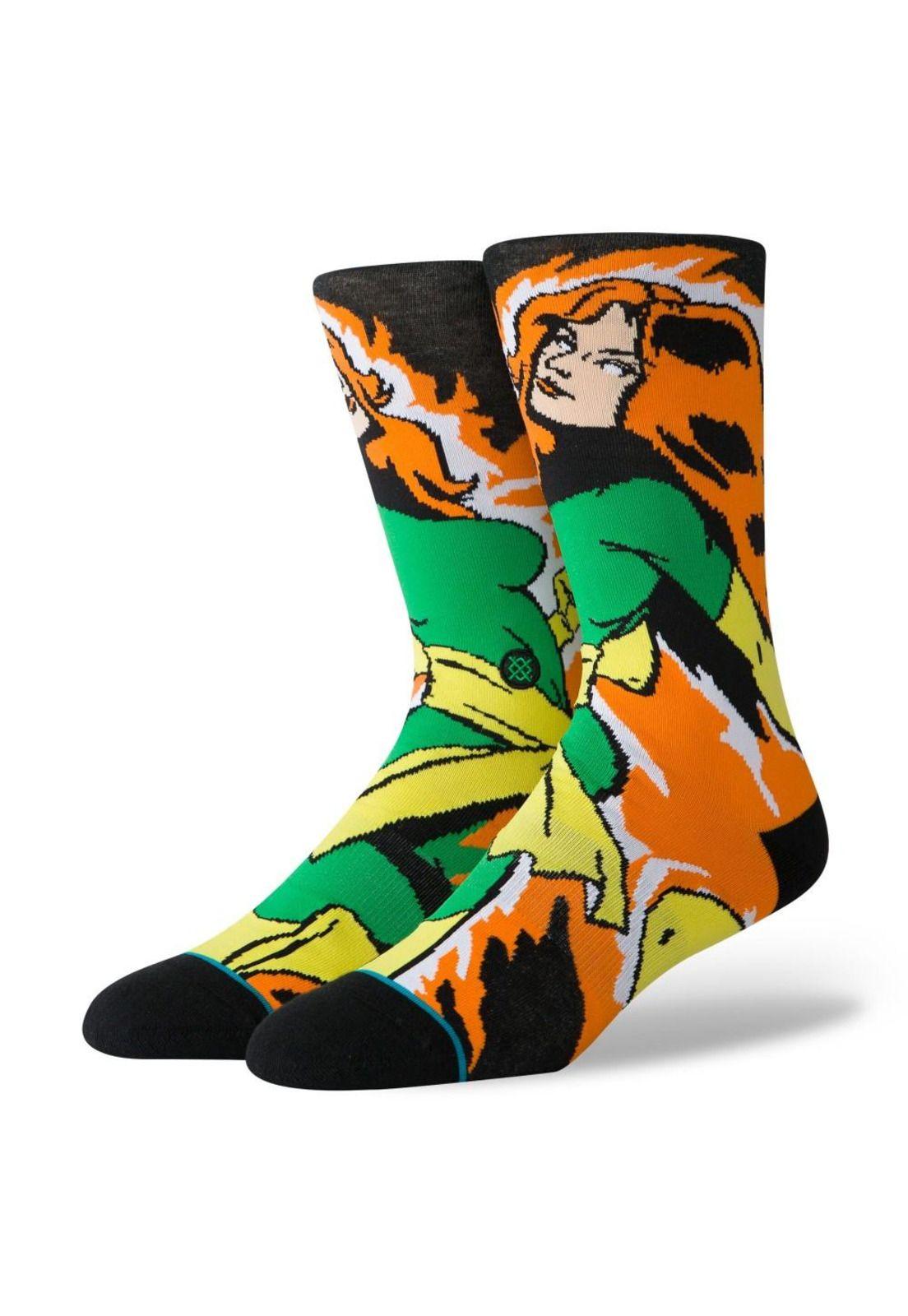 Stance Sock Xmen Jean Grey Black-0