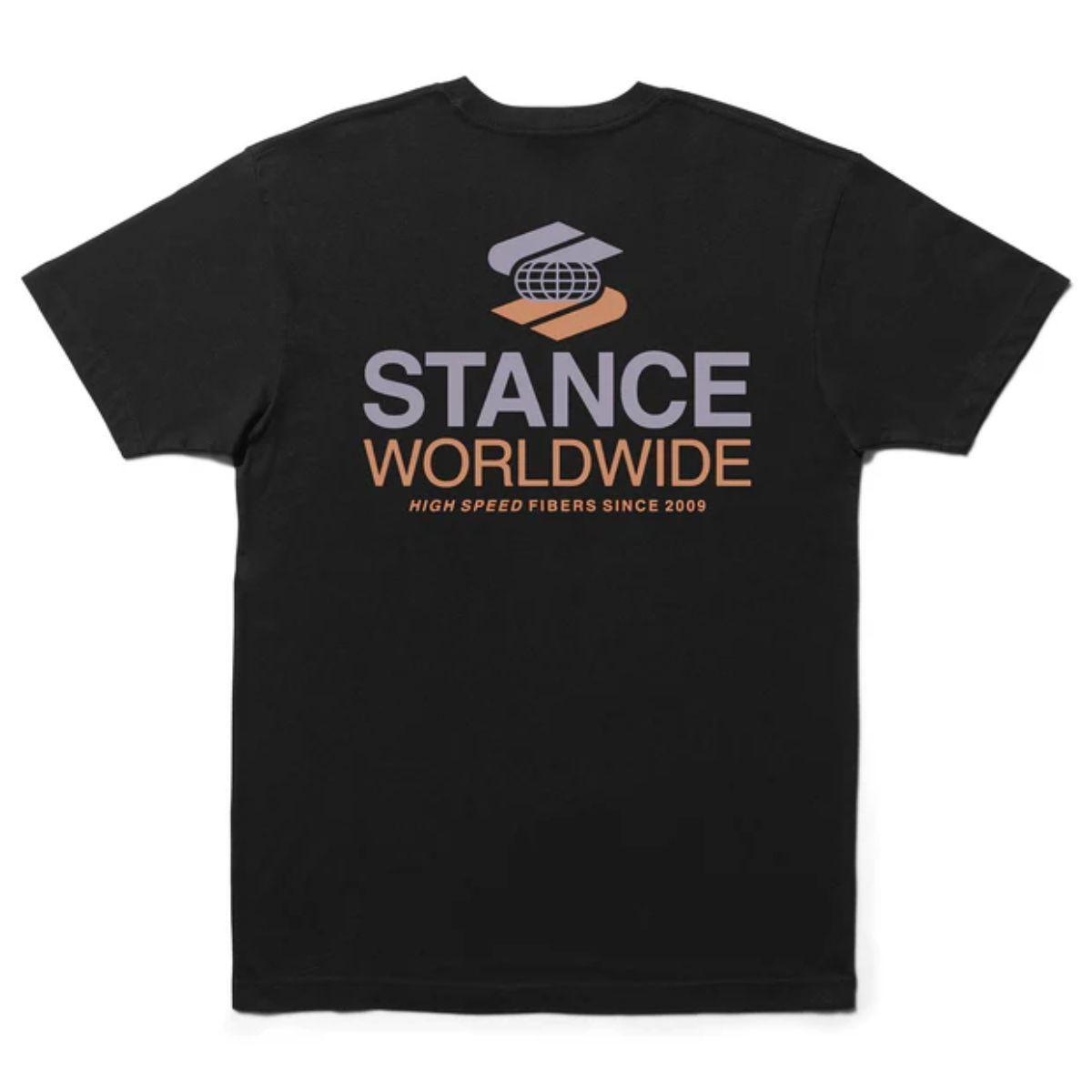 Polera Stance Worldwide Black-0