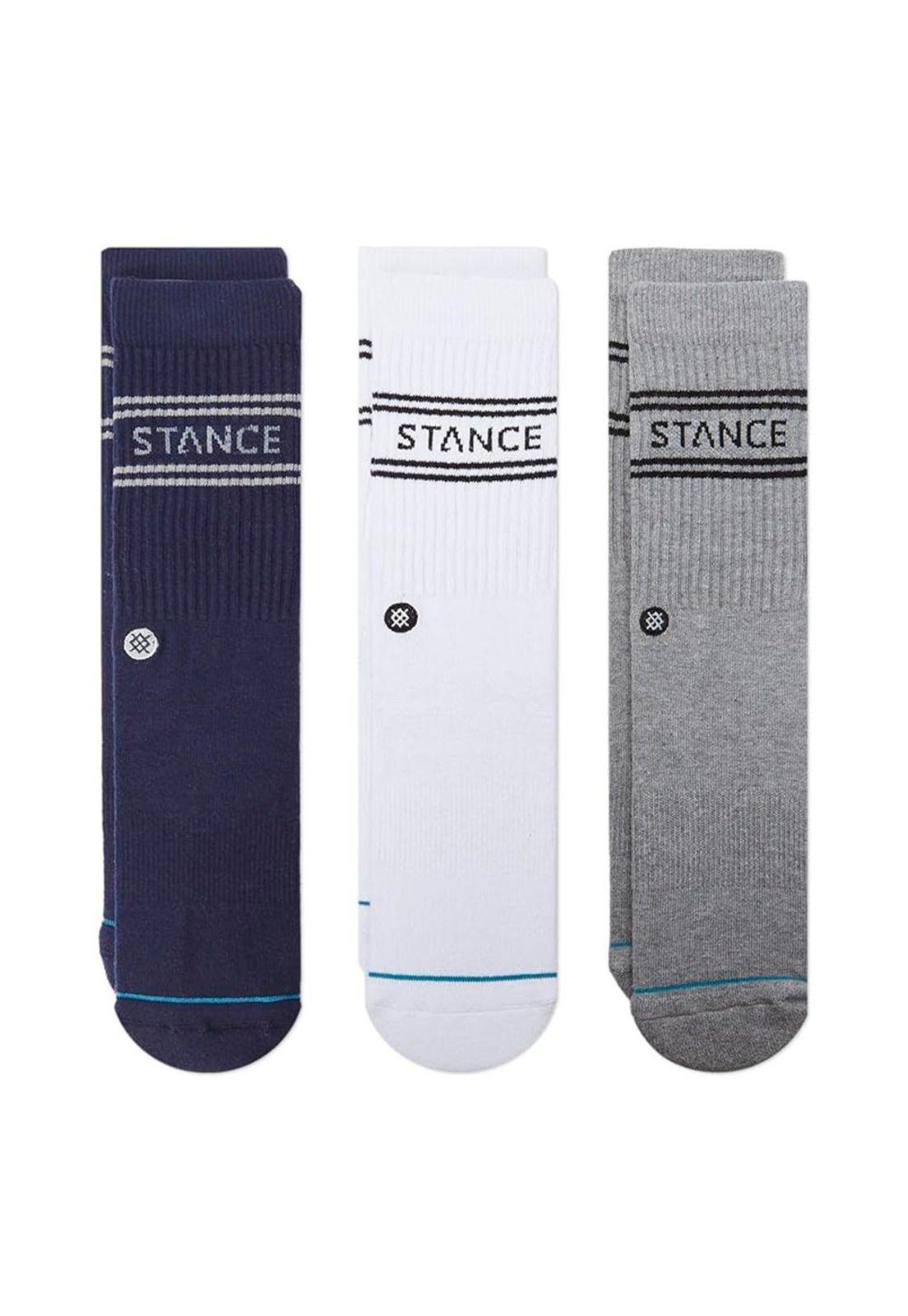 Stance Sock Men Basic Crew 3 Pack Navy Mix-0