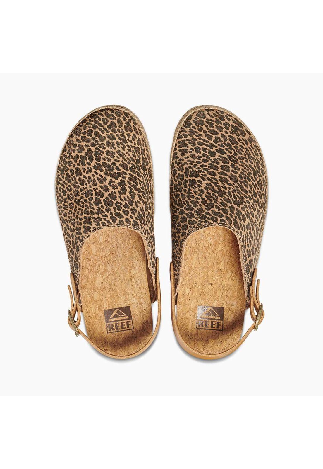 Sandalia Cushion Sage Women Brown Print Reef-1